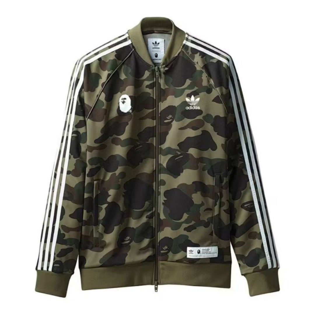 BAPE X adidas adicolor Track Top (OLIVE CARGO)
