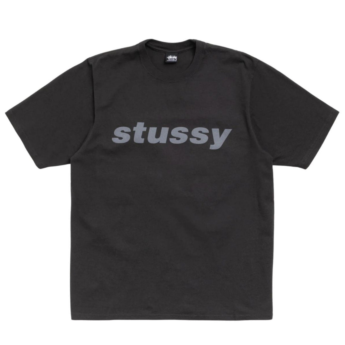 Stussy Tee Shark Pigment Dyed (FADED BLACK)