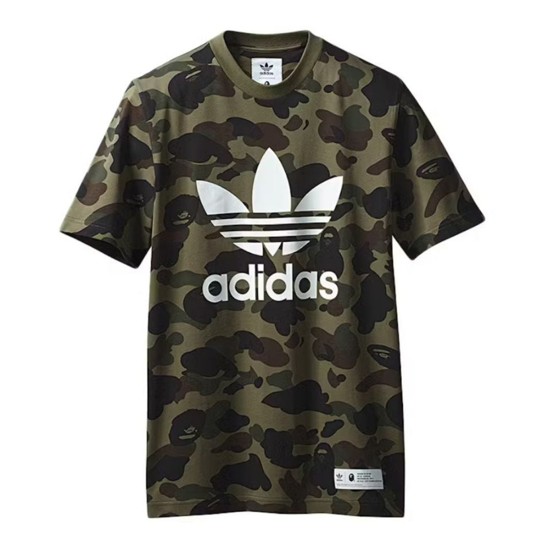 BAPE X adidas adicolor Tee (OLIVE CARGO)
