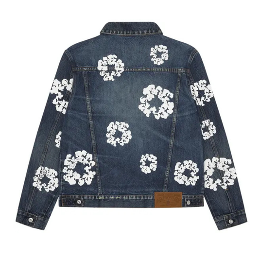 Denim Tears Cotton Wreath Denim Jacket (DARK WASH)