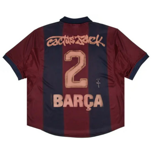 Nike x Travis Scott x FC Barcelona Retro 2000/01 Home Skeleton Jerseys