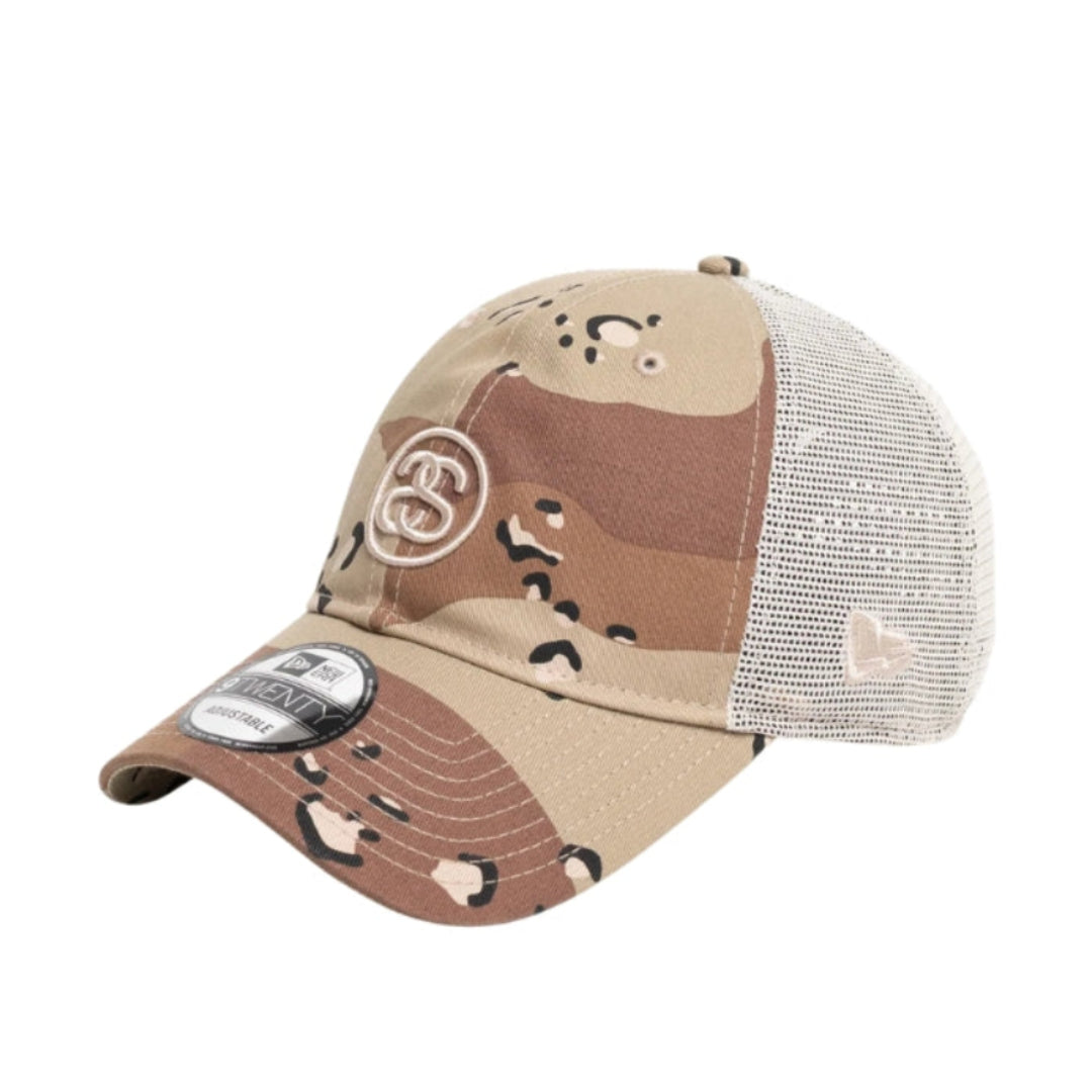 Stussy X New Era 9twenty SS Link Trucker (沙漠迷彩)