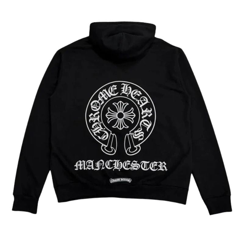 Chrome Hearts Manchester Exclusive Horseshoe Zip Up Hoodie (BLACK)