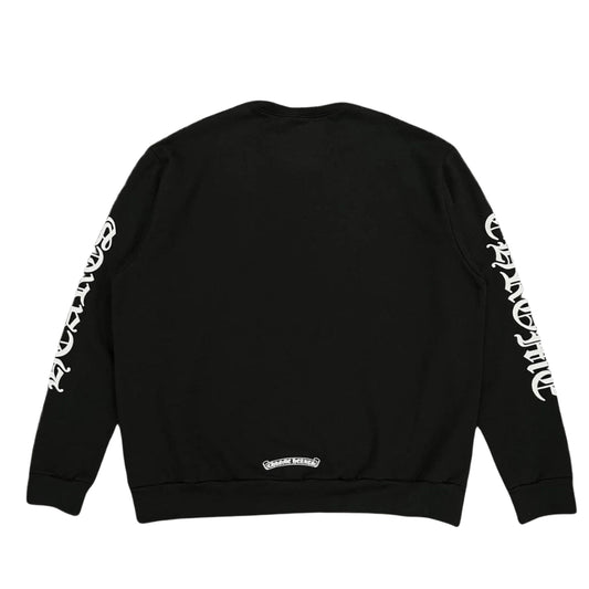 Chrome Hearts Neck Logo Crewneck (BLACK)