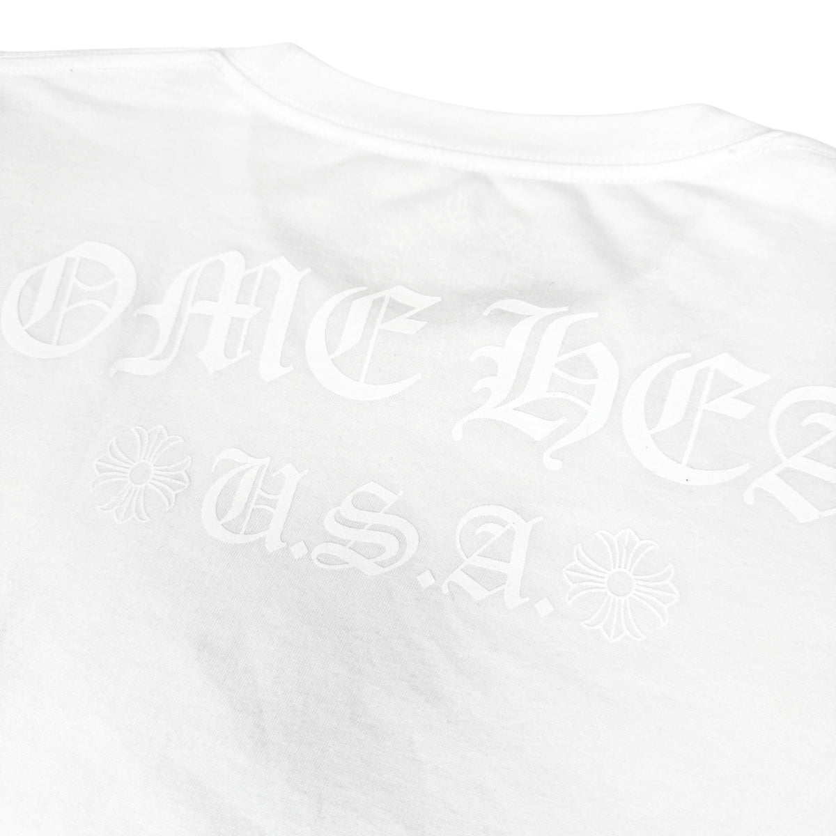Chrome Hearts Pocket Crew L/S T-Shirt (WHITE/WHITE)