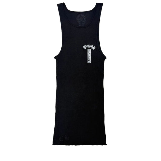 Chrome Hearts Cross T Bar Tank Top (BLACK)