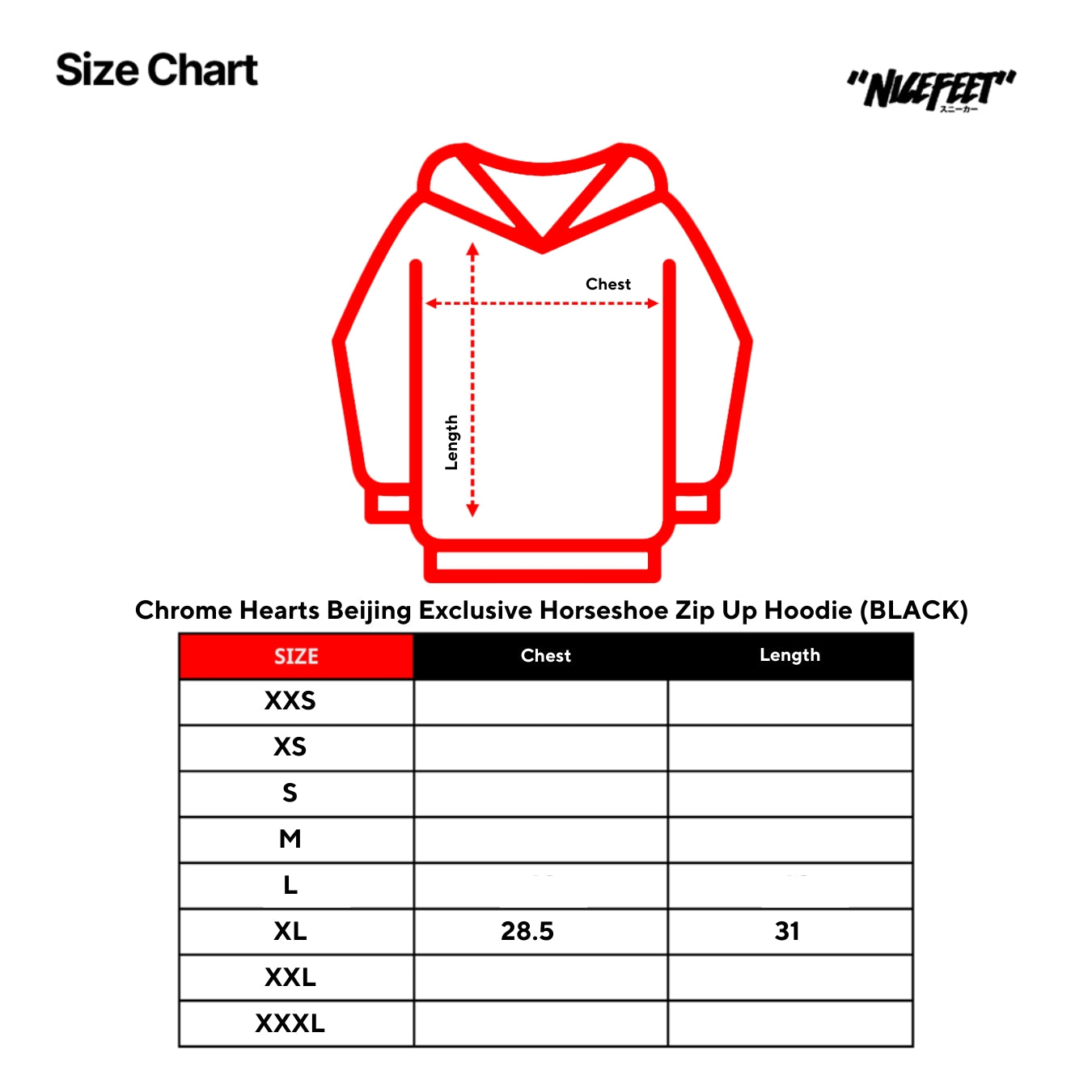 Chrome Hearts Beijing Exclusive Horseshoe Zip Up Hoodie (BLACK)