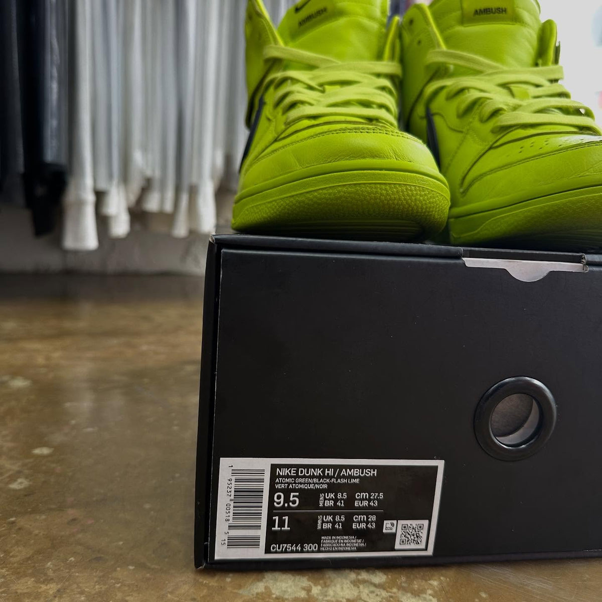 Nike Dunk High AMBUSH Flash “Lime”