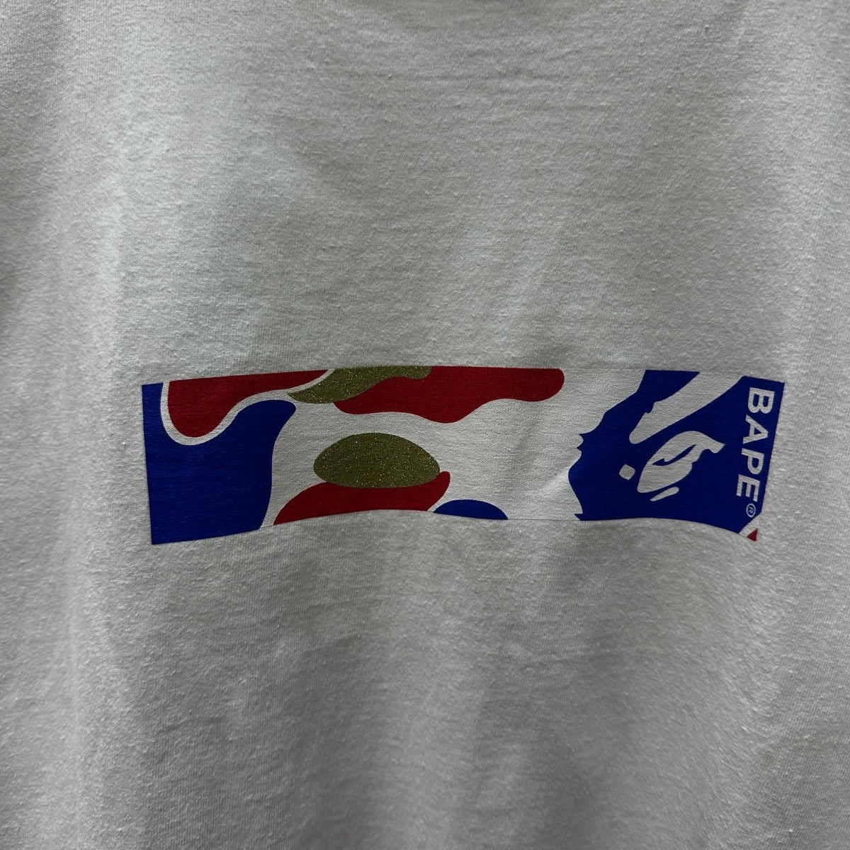 BAPE Store Bangkok 4th Anniversary Box Logo Tee (WHITE)