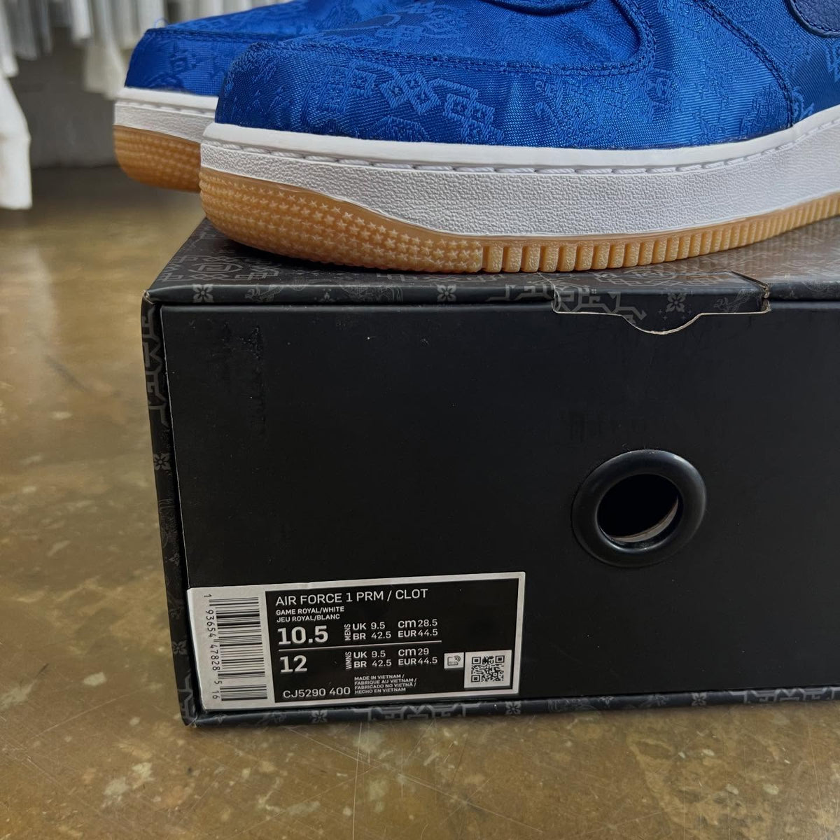 Nike AF1 X Clot Blue