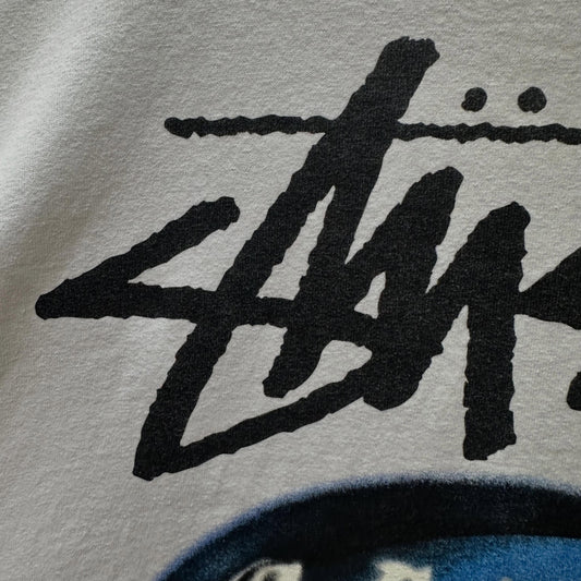 Stussy X Born & Raised 8-Ball Tee (WHITE)
