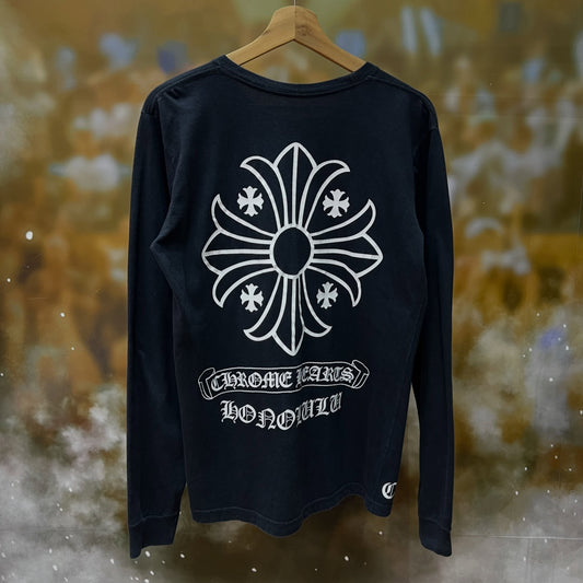 Chrome Hearts Honolulu Exclusive CH Plus L/S Tee (BLACK)