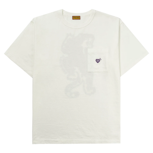 Human Made Heart Pocket T-Shirt Apgujeong Store Exclusive (WHITE)