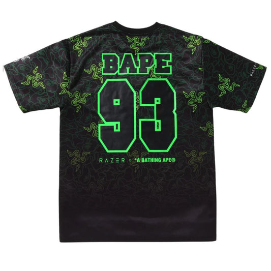 BAPE x Razer Neon Camo Team Tee (GREEN)