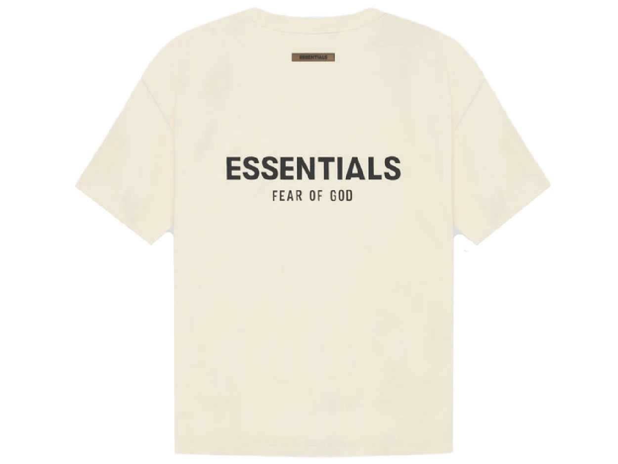 FOG – ESSENTIALS Reverse Logo T-shirt (CREAM/BUTTERCREAM)