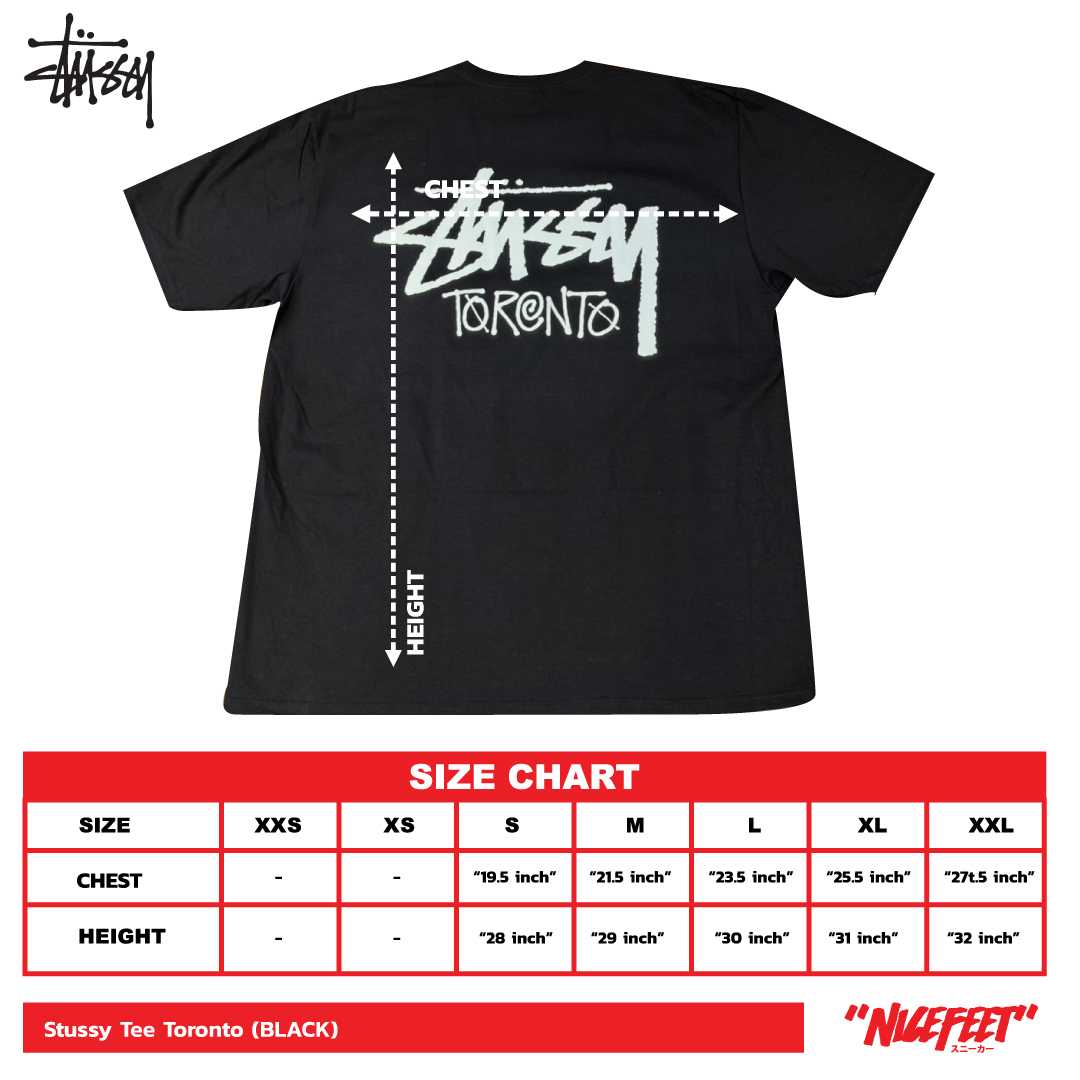 Stussy Tee Toronto (BLACK)