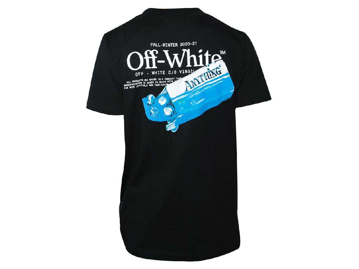 OFF-WHITE Oversized Pascal Medicine T-Shirt (BLACK)