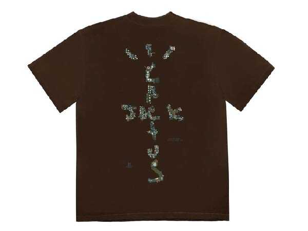 Travis Scott x PlayStation MotherBoard logo Tee (BROWN)