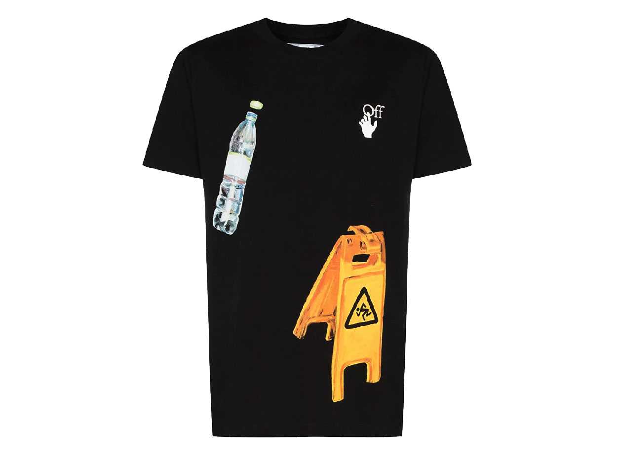 OFF-WHITE Oversized Pascal Medicine T-Shirt (BLACK)