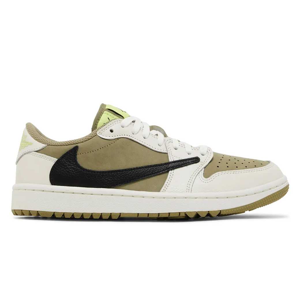 Nike Air Jordan 1 Retro Low Golf X Travis Scott (NEUTRAL OLIVE)
