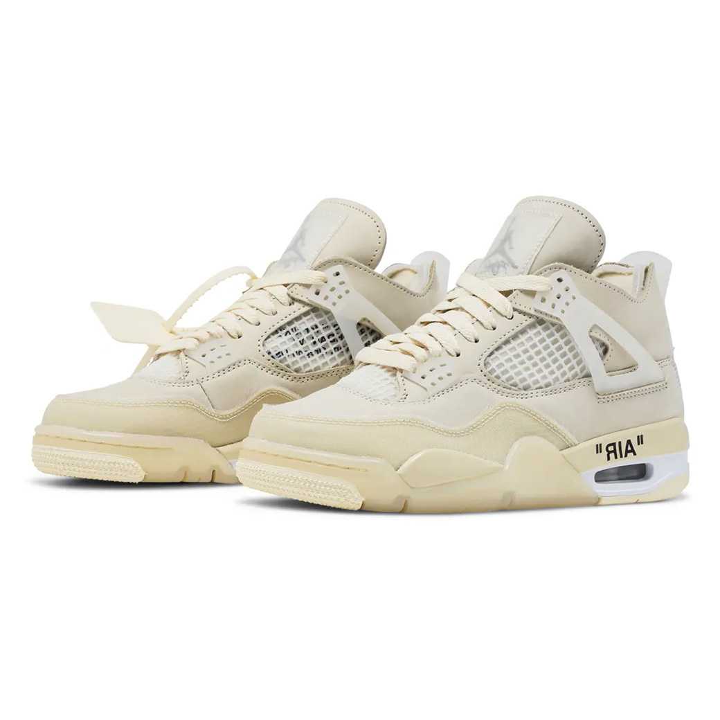 Nike Jordan 4 Retro x Off-White Sail (W)