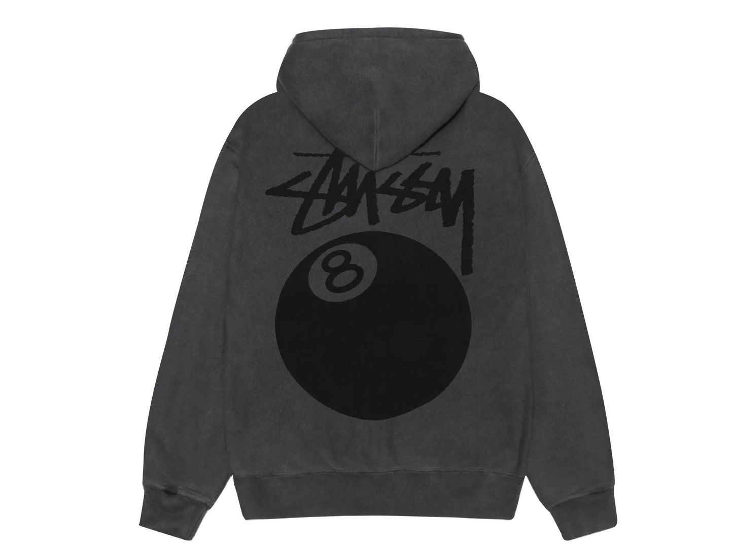 Stussy Hoodie 8-ball Pigment Dyed (BLACK)