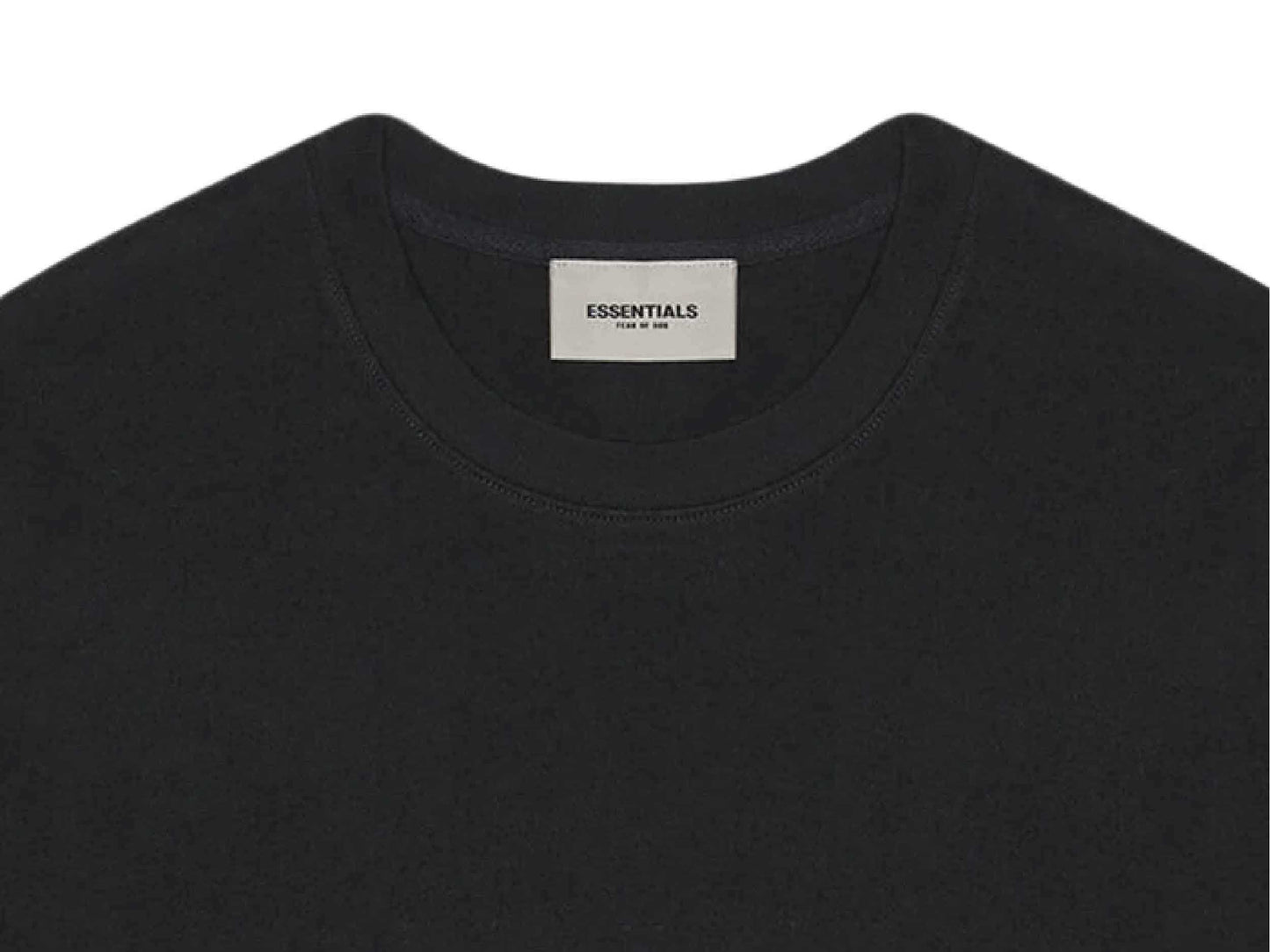 FOG - ESSENTIALS 3D Silicon Applique Boxy T-Shirt (BLACK)