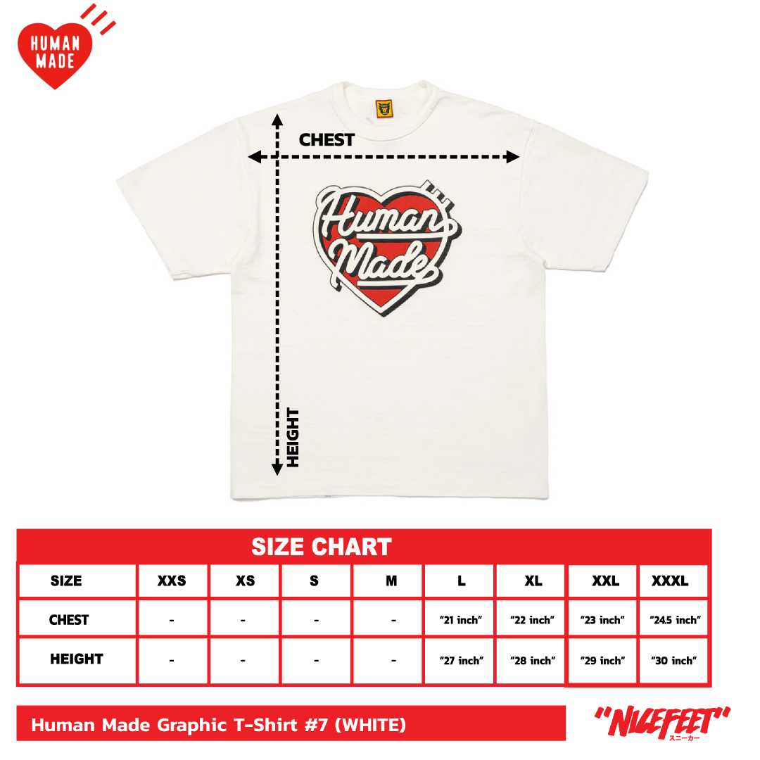 Human Made Graphic T-Shirt #7 (WHITE)