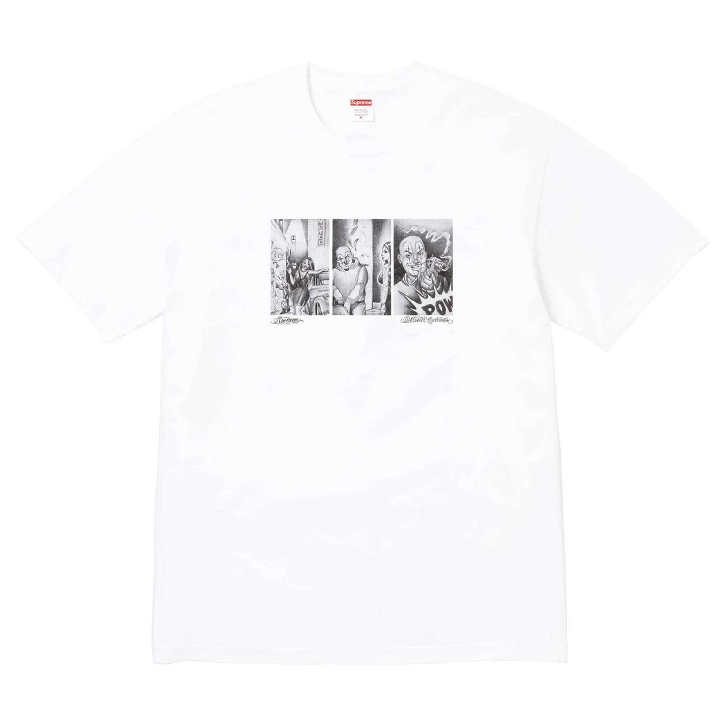 Supreme Mister Cartoon POW Tee (WHITE)