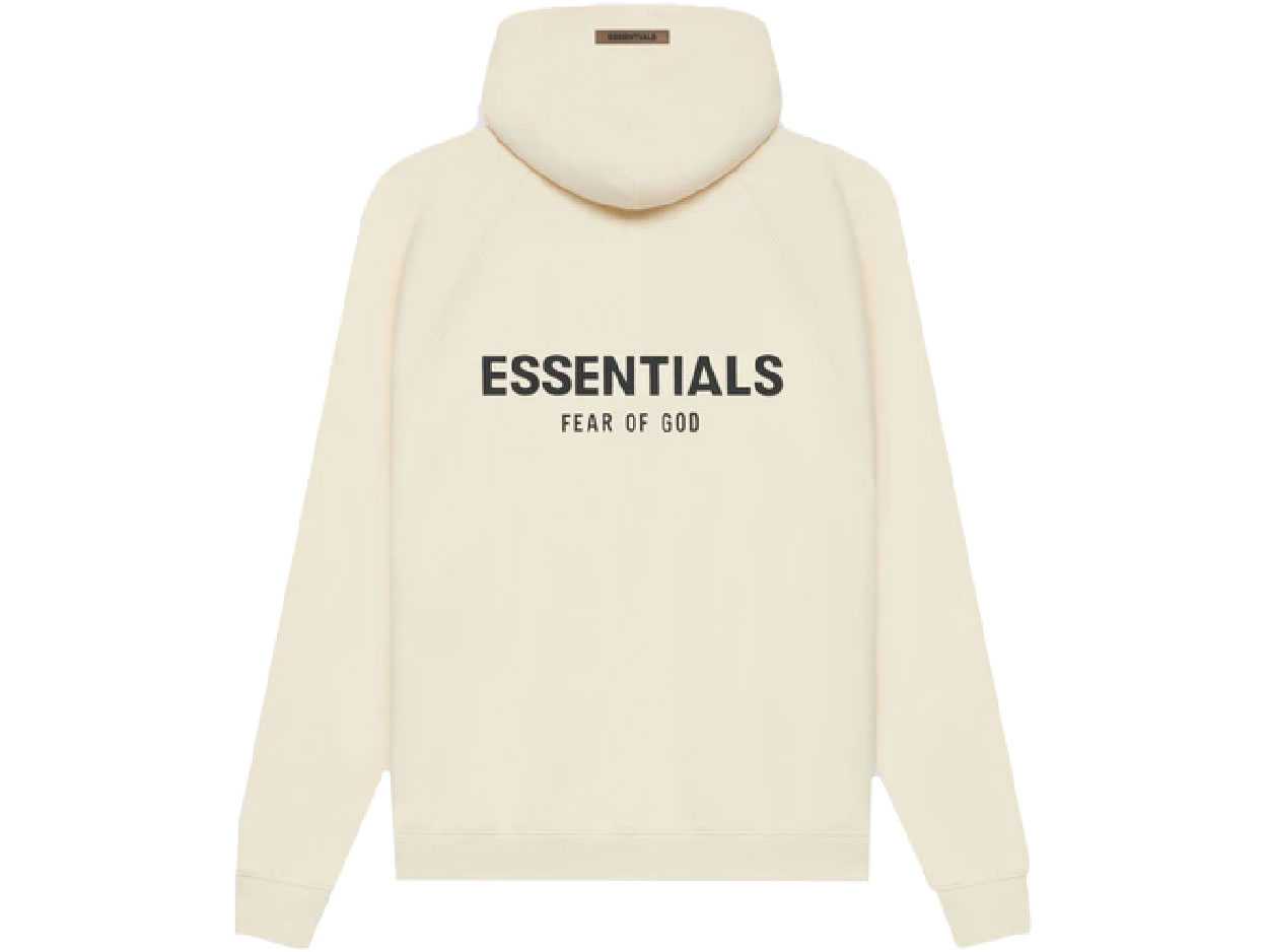 FOG – ESSENTIALS Reverse Logo Hoodie (CREAM/BUTTERCREAM)