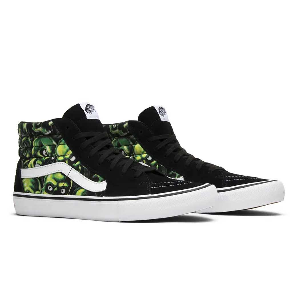 Vans Sk8-Hi X Supreme Skull Pile (Green)