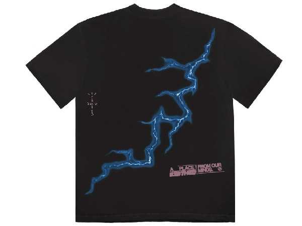 Travis Scott Cactus Jack x Fragment Danger Tee (WASHED BLACK)
