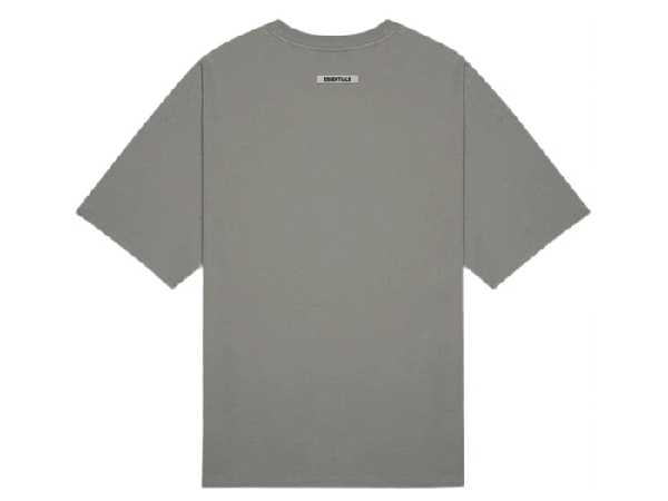FOG - ESSENTIALS 3D Silicon Applique Boxy T-Shirt (CHARCOAL)