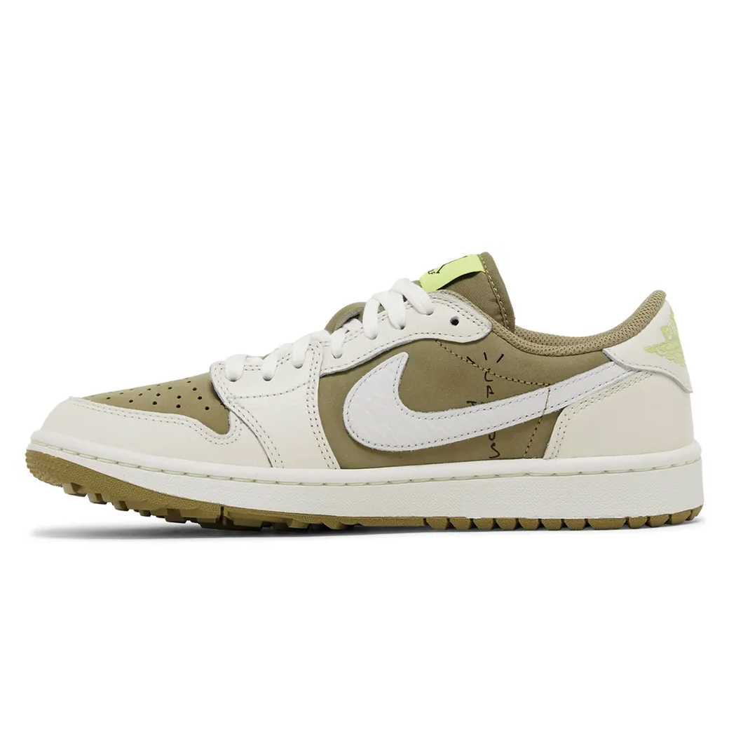 Nike Air Jordan 1 Retro Low Golf X Travis Scott (NEUTRAL OLIVE)