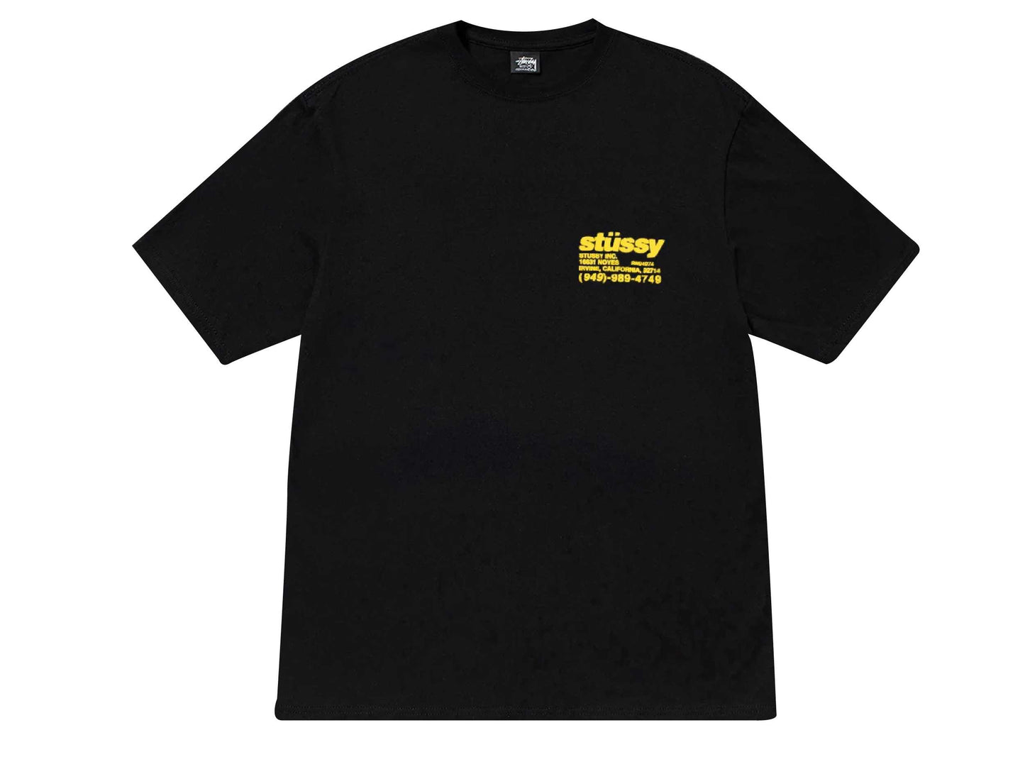 Stussy Tee DNA Pigment Dyed (BLACK)