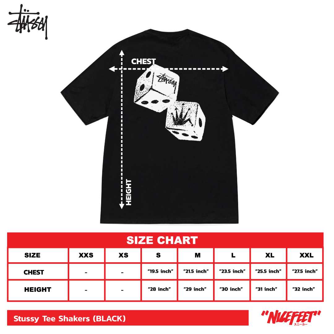 Stussy Tee Shakers (BLACK)