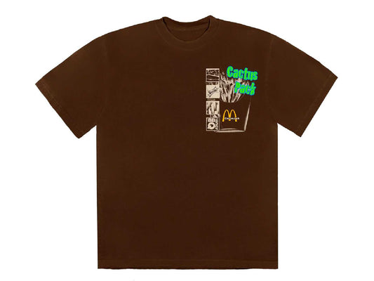 Travis Scott x McDonald's Cactus Pack Vintage Promo Tee (BROWN)