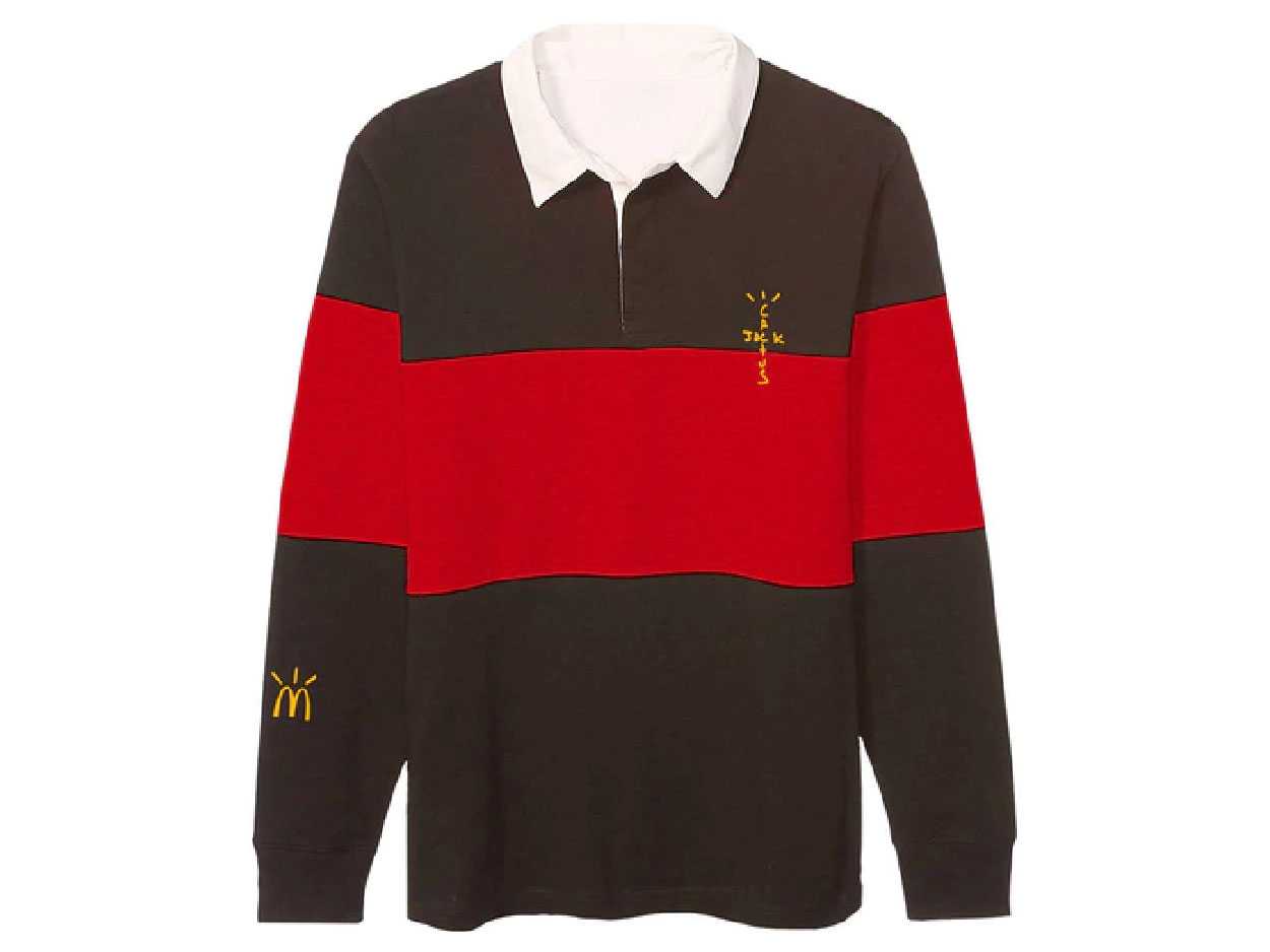 Travis Scott x McDonald’s Jack Rugby Polo (BROWN/RED)
