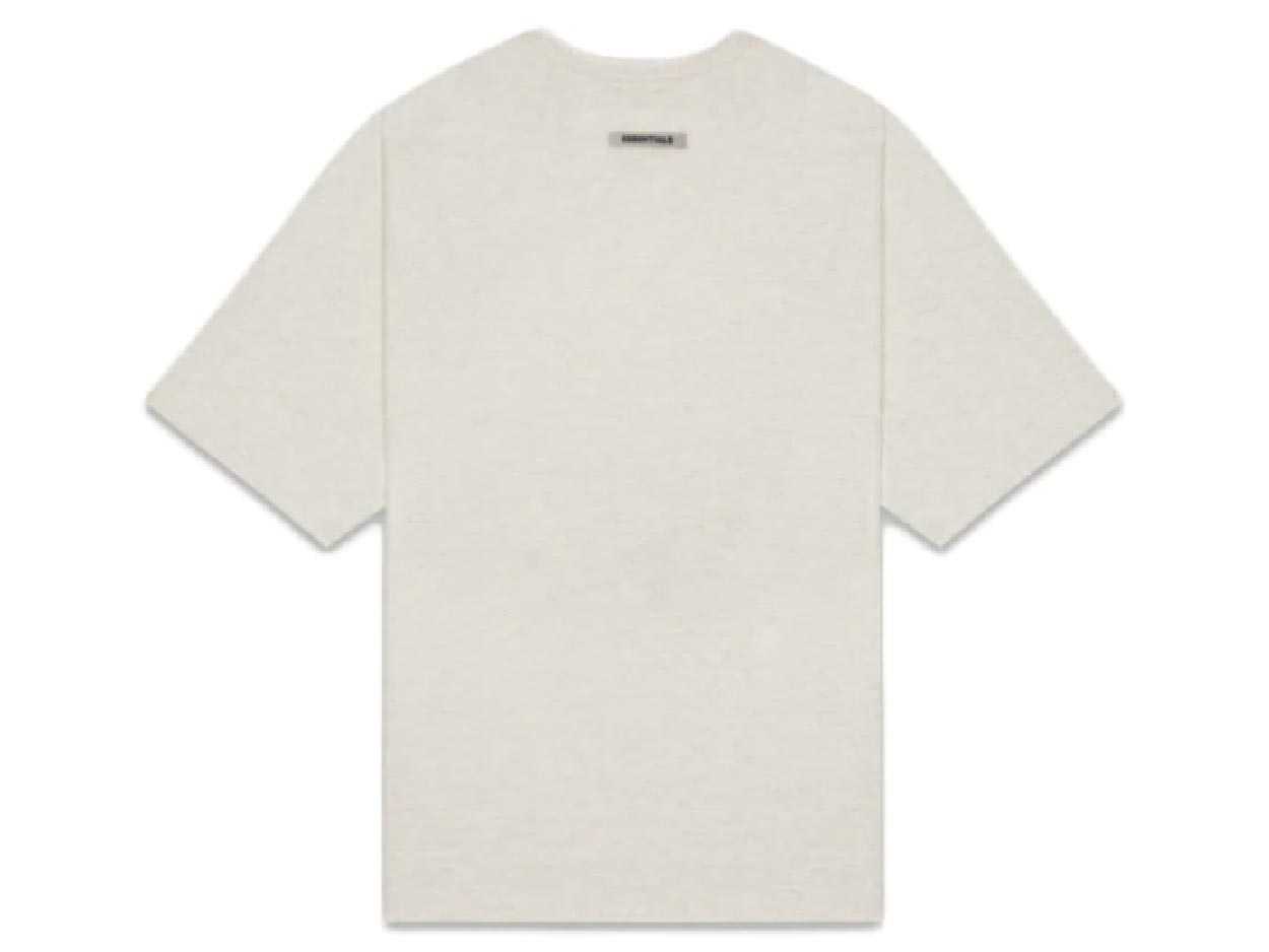 FOG - ESSENTIALS 3D Silicon Applique Boxy T-Shirt (OATMEAL HEATHER)