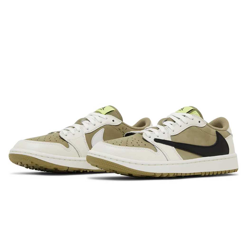 Nike Air Jordan 1 Retro Low Golf X Travis Scott (NEUTRAL OLIVE)