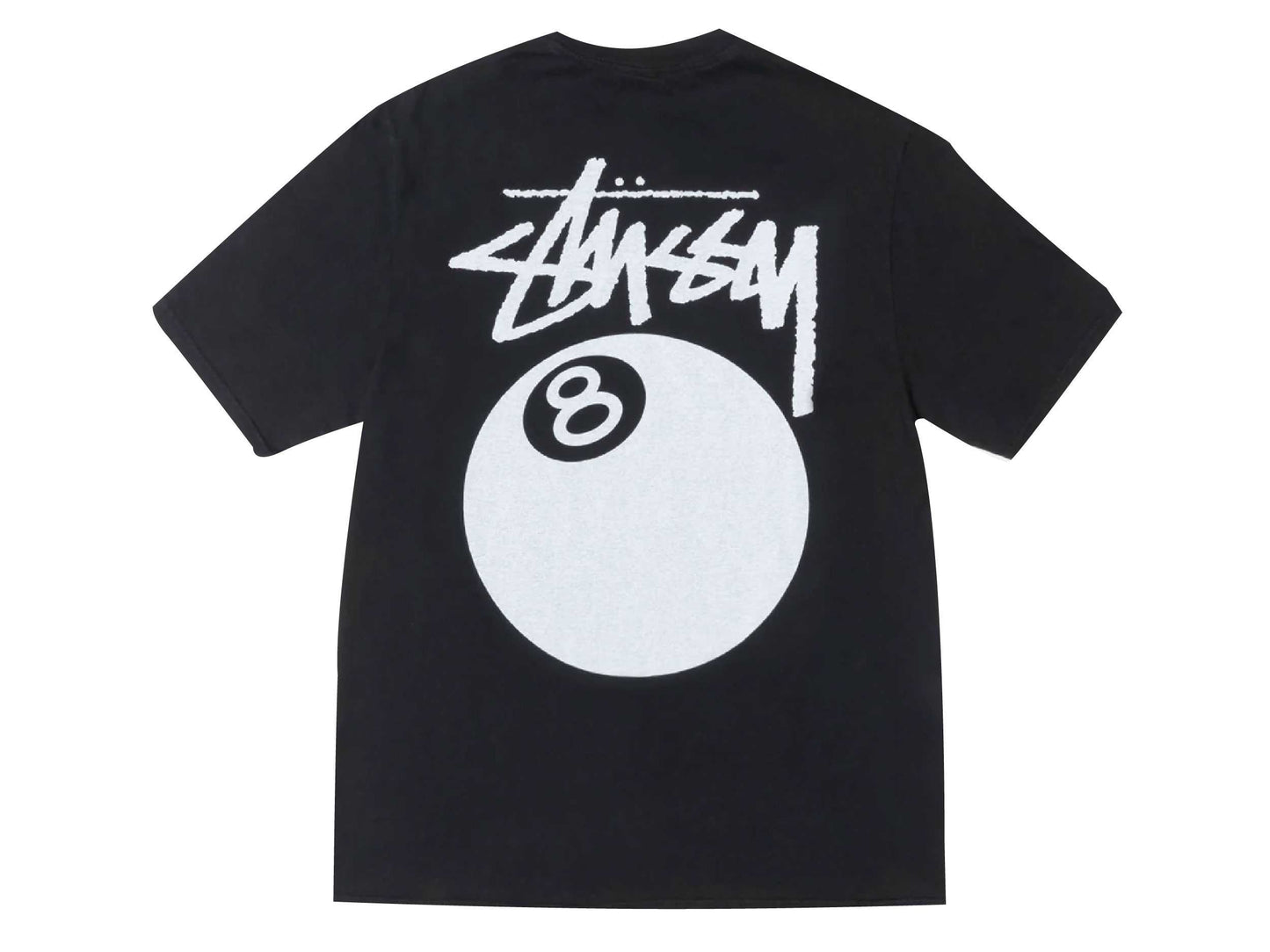 Stussy Tee 8-Ball Pigment Dyed (BLACK)