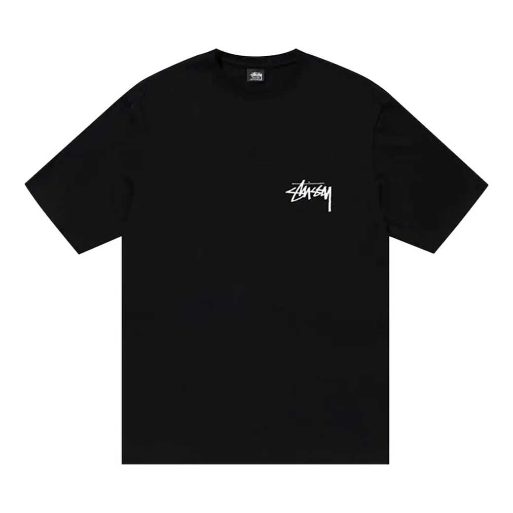 Stussy Tee Gold Lion (BLACK)