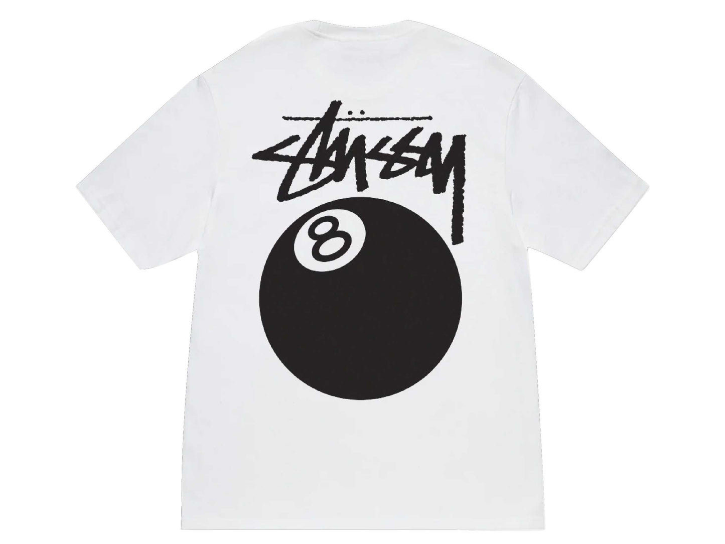 Stussy Tee 8-Ball (WHITE)