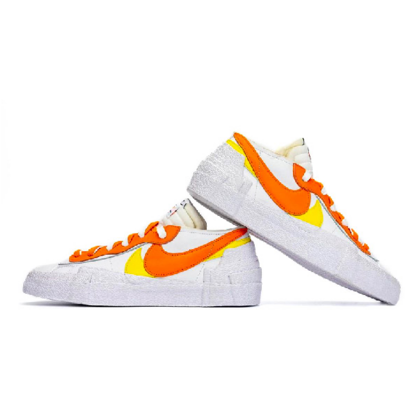 Nike Blazer Low x sacai (WHITE MAGMA ORANGE)