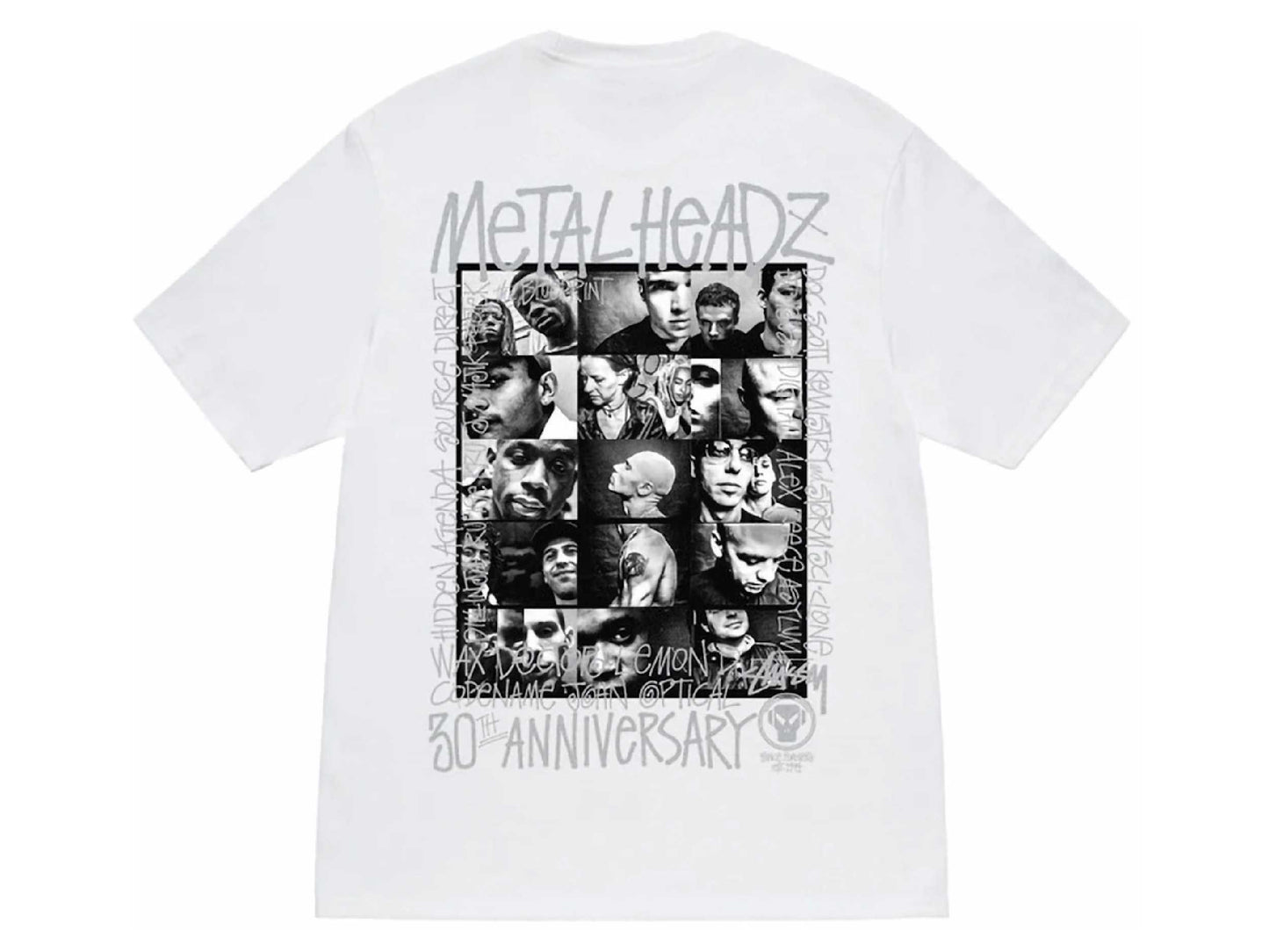 Stussy X Goldie Metalheadz 30 Tee (WHITE)