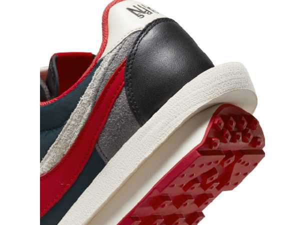Nike LD Waffle x sacai x Undercover Midnight Spruce University Red