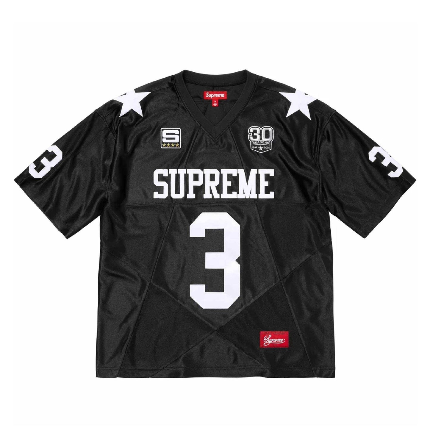 Supreme Star Football Jersey (BLACK)