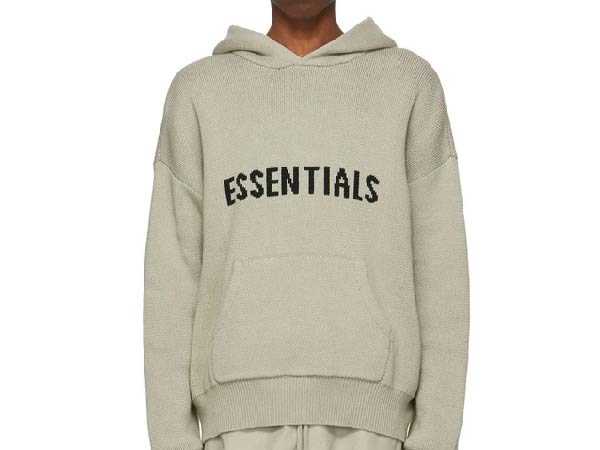 FOG - ESSENTIALS Knit Logo Hoodie (OLIVE)