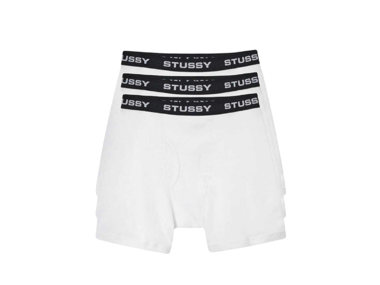 Stussy Boxer Brief 3 Pack (WHITE)