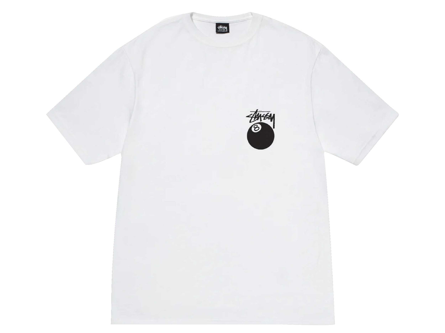 Stussy Tee 8-Ball (WHITE)